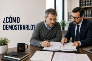 Trabajador organiza con un abogado pruebas de un posible acoso laboral