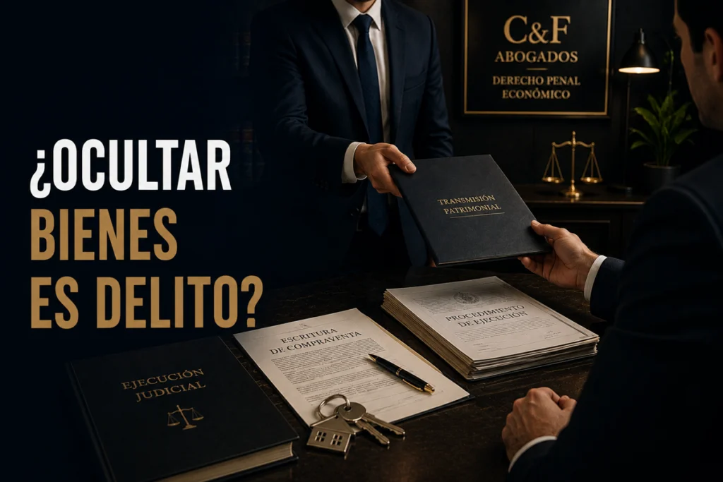 Documentación patrimonial relacionada con un posible alzamiento de bienes