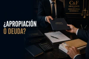 Documentación económica relacionada con una posible apropiación indebida