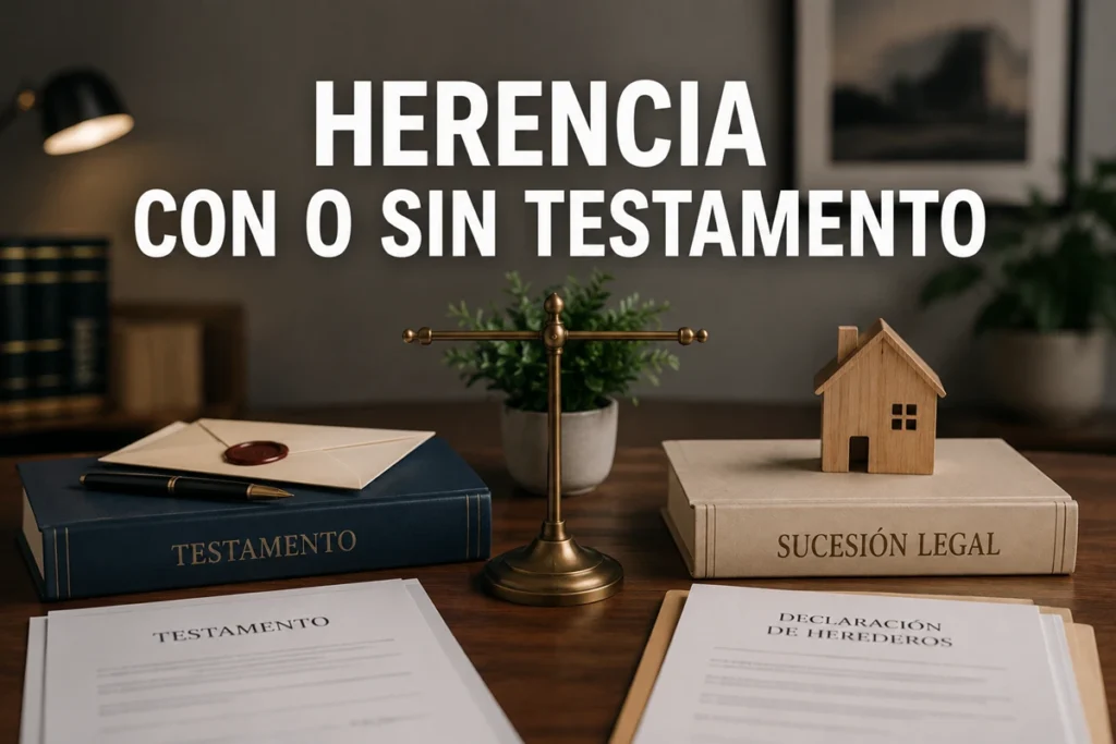 Herencia con o sin testamento