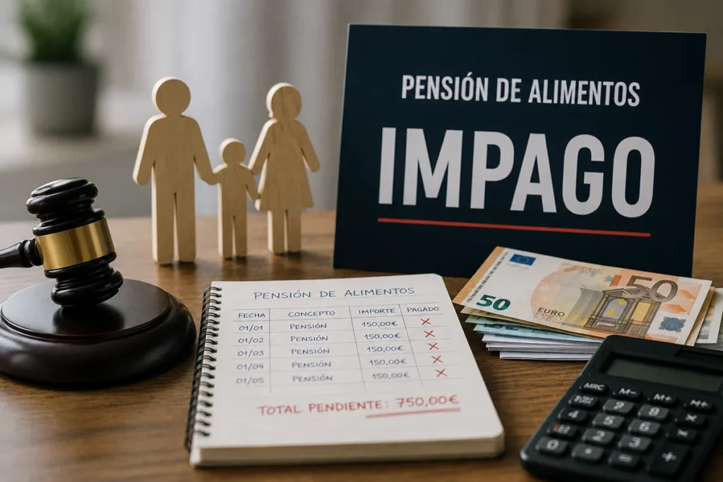 Impago de la pensión de alimentos