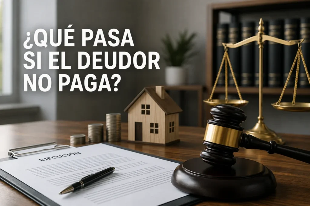 Qué pasa si el deudor no paga después de una reclamación