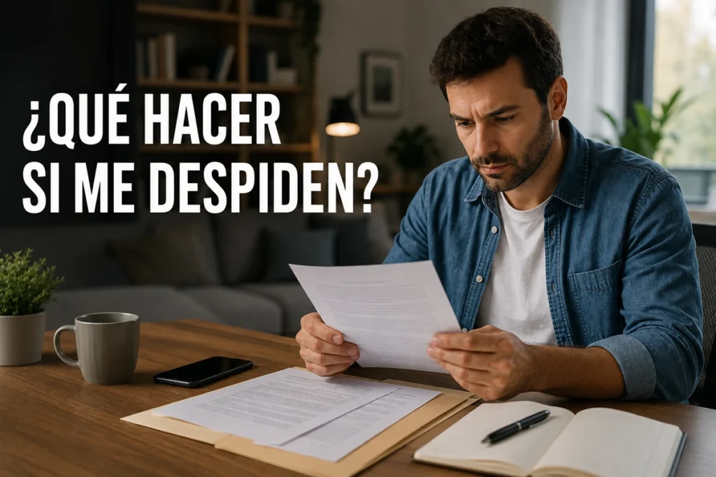 Qué hacer si me despiden