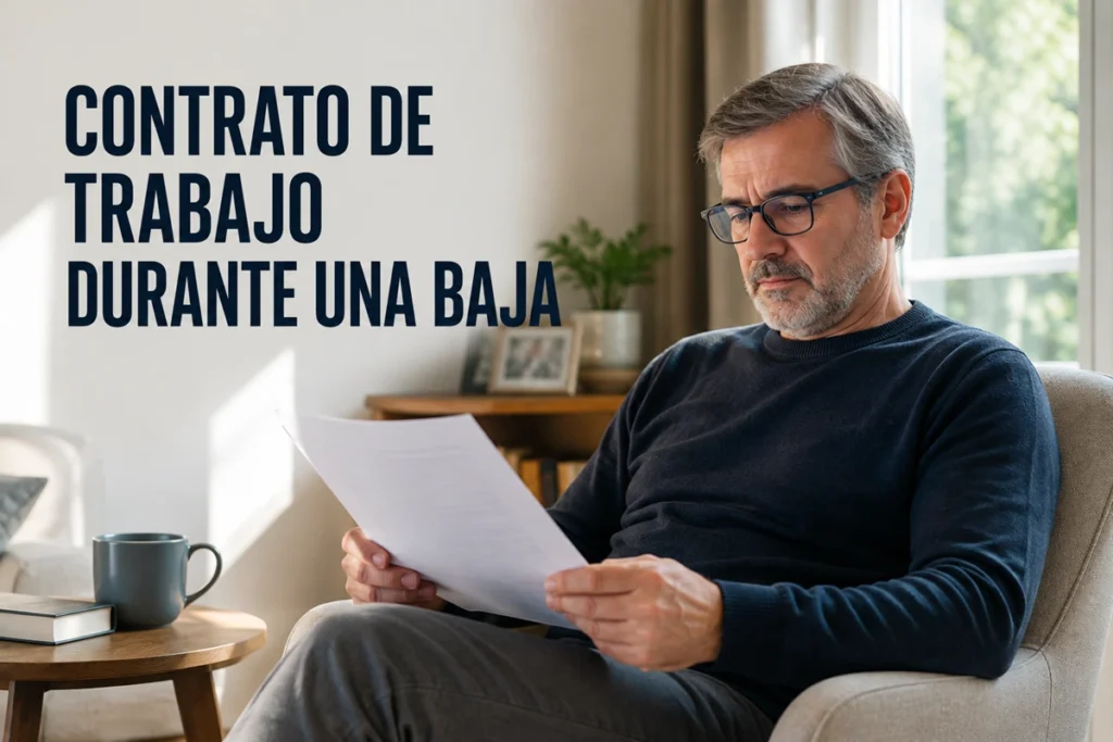 Contrato de trabajo durante una baja médica