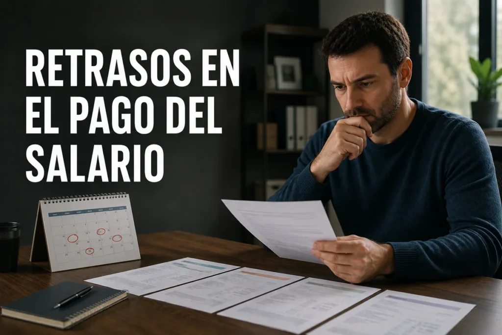 Retrasos reiterados en el pago del salario