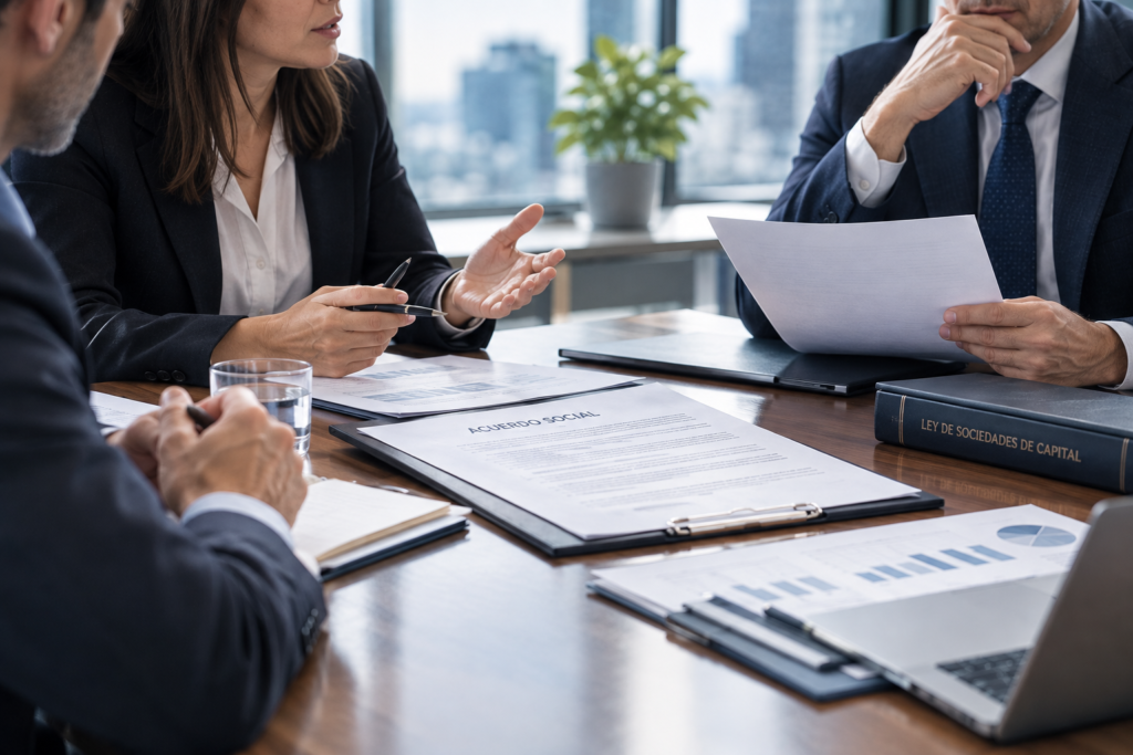 Impugnación de acuerdos sociales en una empresa