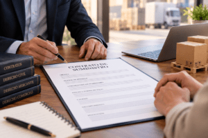 Contrato de suministro con condiciones de entrega, precio y obligaciones
